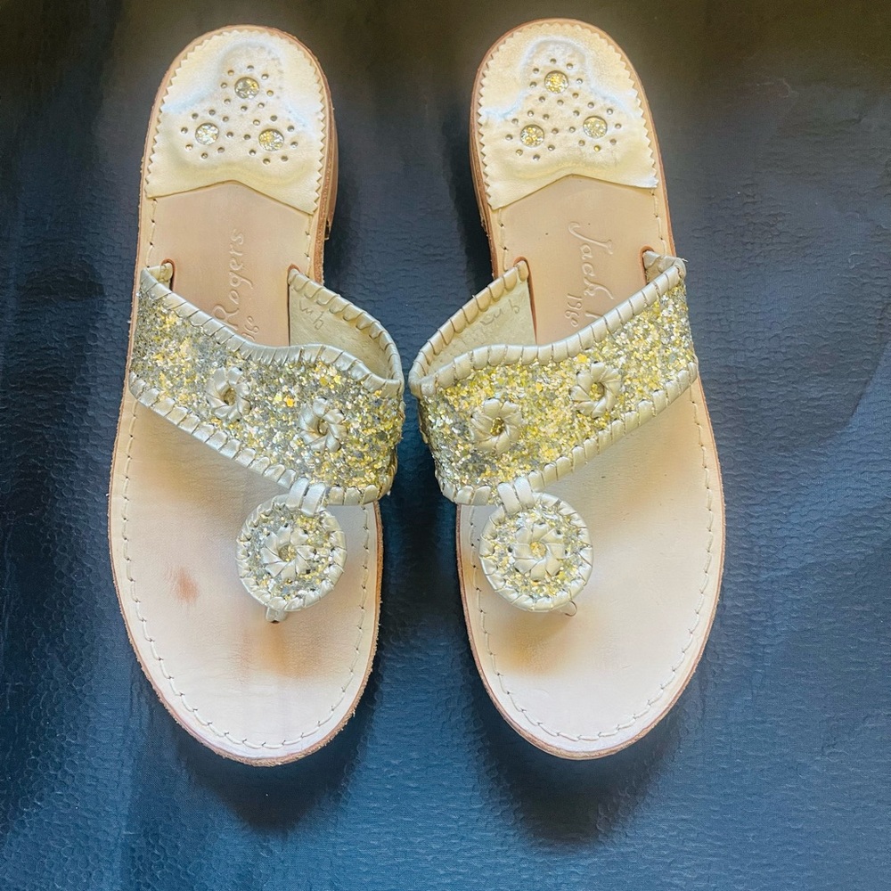 Jack Rogers Metallic, Women’s Sandals, size 9, in Great Condition